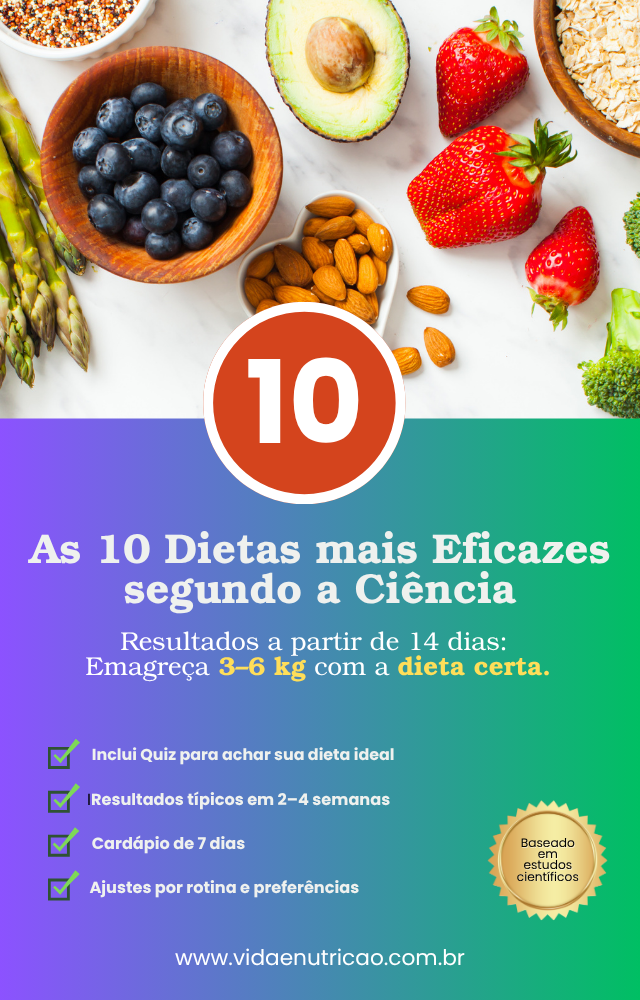 E-book principal - As 10 Dietas mais Eficazes